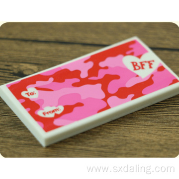 Red Camouflage Modeling Eraser